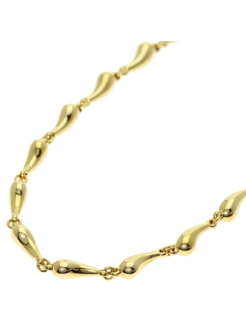 Tiffany & Co Teardrop Necklace 18K Yellow Gold